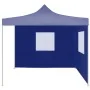 Professional folding tent with 2 walls blue steel 2x2 m by vidaXL, Tents and gazebos - Ref: Foro24-48878, Price: 92,86 €, Dis...