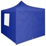 Carpa plegable profesional con 4 paredes acero azul 2x2 m de vidaXL, Carpas y cenadores - Ref: Foro24-48879, Precio: 128,65 €...
