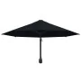 Sombrilla de pared con palo de metal negro 300 cm by vidaXL, Umbrellas - Ref: Foro24-47300, Price: 94,16 €, Discount: %