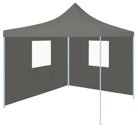 Professional folding tent 2 walls anthracite gray steel 2x2 m by vidaXL, Tents and gazebos - Ref: Foro24-48884, Price: 106,20...