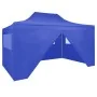 Professional folding tent with 4 blue steel walls 3x4 m by vidaXL, Tents and gazebos - Ref: Foro24-48891, Price: 183,88 €, Di...