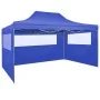 Carpa plegable profesional con 4 paredes acero azul 3x4 m de vidaXL, Carpas y cenadores - Ref: Foro24-48891, Precio: 188,23 €...