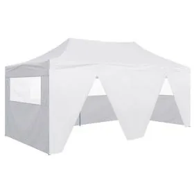 Professional folding tent with 4 walls white steel 3x6 m by vidaXL, Tents and gazebos - Ref: Foro24-48868, Price: 227,79 €, D...