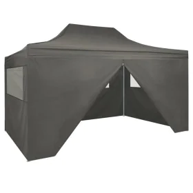 Professional folding tent 4 walls anthracite gray steel 3x4 m by vidaXL, Tents and gazebos - Ref: Foro24-48897, Price: 183,73...