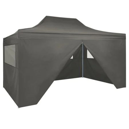 Professionelles Faltzelt 4 Wände anthrazitgrauer Stahl 3x4 m von vidaXL, Zelte und Pavillons - Ref: Foro24-48897, Preis: 179,...