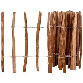 Hazel wood stake fence 60x500 cm by vidaXL, fence panels - Ref: Foro24-43140, Price: 80,53 €, Discount: %