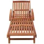 Lounger with solid acacia wood cushion by vidaXL, Loungers - Ref: Foro24-42595, Price: 233,30 €, Discount: %