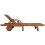 Lounger with solid acacia wood cushion by vidaXL, Loungers - Ref: Foro24-42595, Price: 233,30 €, Discount: %