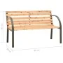 Children's garden bench made of Chinese fir wood 81 cm by vidaXL, garden benches - Ref: Foro24-317119, Price: 64,19 €, Discou...