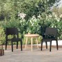 Gartenstühle 2 Stück PP Anthrazitgrau von vidaXL, Gartenstühle - Ref: Foro24-317725, Preis: 126,38 €, Rabatt: %