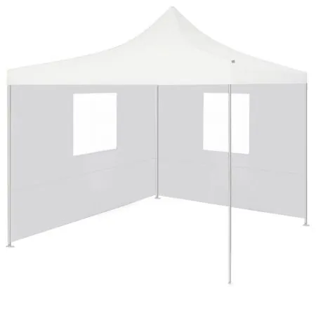 Professional folding tent with 2 white steel walls 3x3 m by vidaXL, Tents and gazebos - Ref: Foro24-48862, Price: 157,36 €, D...