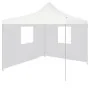 Professional folding tent with 2 white steel walls 3x3 m by vidaXL, Tents and gazebos - Ref: Foro24-48862, Price: 157,36 €, D...