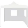 Professionelles Faltzelt mit 2 weißen Stahlwänden 3x3 m von vidaXL, Zelte und Pavillons - Ref: Foro24-48862, Preis: 157,36 €,...
