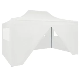 Professional folding tent with 4 white steel walls 3x4 m by vidaXL, Tents and gazebos - Ref: Foro24-48900, Price: 162,48 €, D...