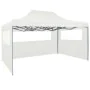 Professionelles faltbares Zelt mit 4 Wänden aus weißem Stahl 3x4 m von vidaXL, Zelte und Pavillons - Ref: Foro24-48900, Preis...