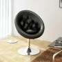 Black synthetic leather bar stool by vidaXL, Kitchen stools - Ref: Foro24-240449, Price: 107,13 €, Discount: %