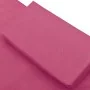 Garden lounger with awning and pink cushion by vidaXL, Loungers - Ref: Foro24-313536, Price: 98,57 €, Discount: %