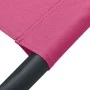 Garden lounger with awning and pink cushion by vidaXL, Loungers - Ref: Foro24-313536, Price: 98,57 €, Discount: %