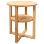 Solid oak wood side table 40x50 cm by vidaXL, Side tables - Ref: Foro24-247044, Price: 101,24 €, Discount: %