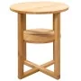 Solid oak wood side table 40x50 cm by vidaXL, Side tables - Ref: Foro24-247044, Price: 101,24 €, Discount: %