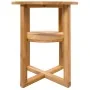 Solid oak wood side table 40x50 cm by vidaXL, Side tables - Ref: Foro24-247044, Price: 101,24 €, Discount: %