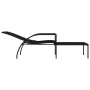 Lounger with footrest 2 units brown synthetic rattan by vidaXL, Loungers - Ref: Foro24-317631, Price: 180,48 €, Discount: %