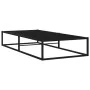 Schwarzer Metallbettrahmen 100x200 cm von vidaXL, Betten und Lattenroste - Ref: Foro24-324786, Preis: 131,96 €, Rabatt: %