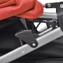 Zwillingskinderwagen aus rot-schwarzem Stahl von vidaXL, Kinderwagen - Ref: Foro24-10108, Preis: 194,24 €, Rabatt: %
