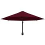 Wand-Sonnenschirm mit Metallstange 300 cm Bordeauxrot von vidaXL, Sonnenschirme - Ref: Foro24-47298, Preis: 98,95 €, Rabatt: %
