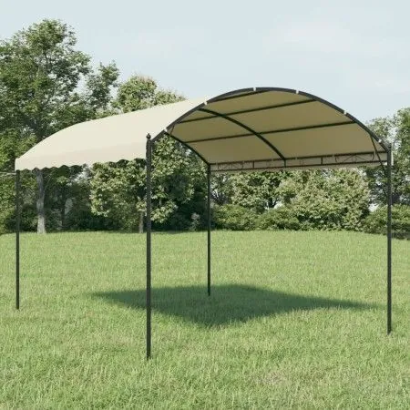 Cream fabric gazebo by vidaXL, Tents and gazebos - Ref: Foro24-48029, Price: 232,01 €, Discount: %