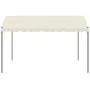 Pavillon aus cremefarbenem Stoff von vidaXL, Zelte und Pavillons - Ref: Foro24-48029, Preis: 241,88 €, Rabatt: %