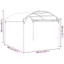 Pavillon aus cremefarbenem Stoff von vidaXL, Zelte und Pavillons - Ref: Foro24-48029, Preis: 241,88 €, Rabatt: %