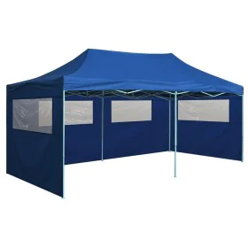 Professional folding tent with 4 walls blue steel 3x6 m by vidaXL, Tents and gazebos - Ref: Foro24-48865, Price: 235,97 €, Di...