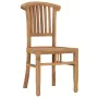 Gartenstuhl 2 Einheiten aus massivem Teakholz von vidaXL, Gartenstühle - Ref: Foro24-49433, Preis: 249,38 €, Rabatt: %