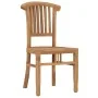 Silla de jardín 2 unidades madera maciza de teca de vidaXL, Sillas de jardín - Ref: Foro24-49433, Precio: 249,38 €, Descuento: %