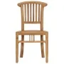 Silla de jardín 2 unidades madera maciza de teca de vidaXL, Sillas de jardín - Ref: Foro24-49433, Precio: 249,38 €, Descuento: %