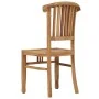 Silla de jardín 2 unidades madera maciza de teca de vidaXL, Sillas de jardín - Ref: Foro24-49433, Precio: 249,38 €, Descuento: %