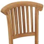 Gartenstuhl 2 Einheiten aus massivem Teakholz von vidaXL, Gartenstühle - Ref: Foro24-49433, Preis: 249,38 €, Rabatt: %