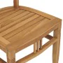 Gartenstuhl 2 Einheiten aus massivem Teakholz von vidaXL, Gartenstühle - Ref: Foro24-49433, Preis: 249,38 €, Rabatt: %