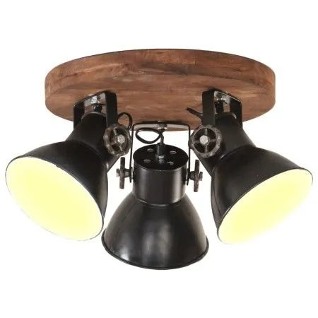 Lámpara de techo industrial negra 25 W 42x27 cm E27 de vidaXL, Lámparas - Ref: Foro24-320515, Precio: 92,72 €, Descuento: %