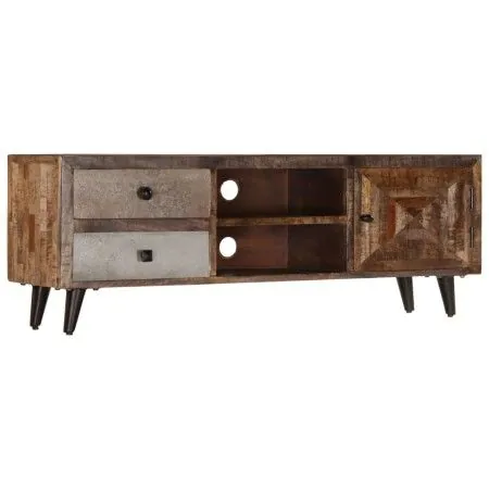 TV-Schrank aus massivem Mangoholz, 118 x 30 x 40 cm von vidaXL, TV-Möbel - Ref: Foro24-247330, Preis: 157,53 €, Rabatt: %