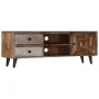 TV-Schrank aus massivem Mangoholz, 118 x 30 x 40 cm von vidaXL, TV-Möbel - Ref: Foro24-247330, Preis: 157,53 €, Rabatt: %