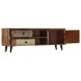 TV-Schrank aus massivem Mangoholz, 118 x 30 x 40 cm von vidaXL, TV-Möbel - Ref: Foro24-247330, Preis: 157,53 €, Rabatt: %