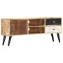Mueble para TV de madera maciza de mango 115x30x47 cm de vidaXL, Muebles TV - Ref: Foro24-282878, Precio: 237,60 €, Descuento: %