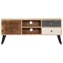 Mueble para TV de madera maciza de mango 115x30x47 cm de vidaXL, Muebles TV - Ref: Foro24-282878, Precio: 237,60 €, Descuento: %