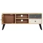 Mueble para TV de madera maciza de mango 115x30x47 cm de vidaXL, Muebles TV - Ref: Foro24-282878, Precio: 237,60 €, Descuento: %