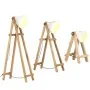 Lámpara de pie 3 piezas madera maciza de mango blanco E27 de vidaXL, Lámparas - Ref: Foro24-320594, Precio: 209,29 €, Descuen...