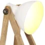 Lámpara de pie 3 piezas madera maciza de mango blanco E27 de vidaXL, Lámparas - Ref: Foro24-320594, Precio: 209,29 €, Descuen...