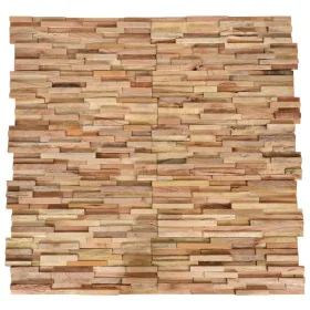 3D-Wandverkleidungsplatten 10 Stück Teakholz 1,08 m² von vidaXL, Wandverkleidung - Ref: Foro24-326178, Preis: 77,86 €, Rabatt: %