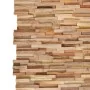 3D-Wandverkleidungsplatten 10 Stück Teakholz 1,08 m² von vidaXL, Wandverkleidung - Ref: Foro24-326178, Preis: 80,96 €, Rabatt: %